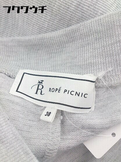 ◇ ROPE PICNIC ロペピクニック 長袖 膝丈 ワンピース サイズ38 グレー レディース 【中古】