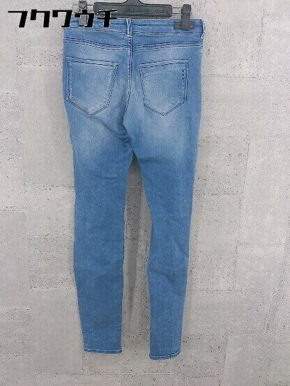 ◇ MAISON SCOTCH ダメージ加工 ストレッチ スキニー ジーンズ デニム パンツ サイズ28/32 インディゴ レディース 【中古】