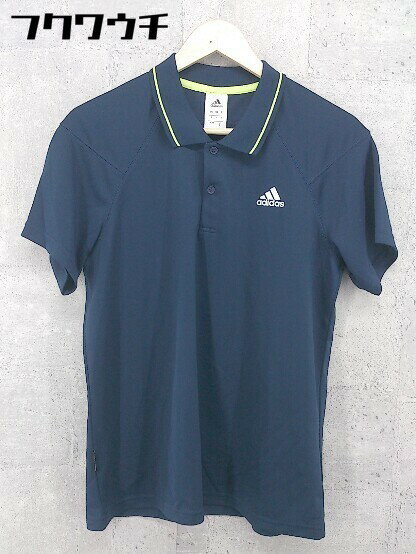 ◇ adidas アディダス エキップメント プリント 半袖 Tシャツ カットソー サイズL ネイビー メンズ 【中古】