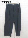 ◇ URBAN RESEARCH DOORS アーバン リサーチ ドアーズ テーパードパンツ サイズ38 ブラック レディース 【中古】