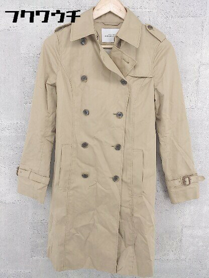 ◇ UNITED ARROWS green label relaxing ユナイテッドアローズ 長袖 トレンチ コート サイズ38 ベージュ系 レディース 【中...