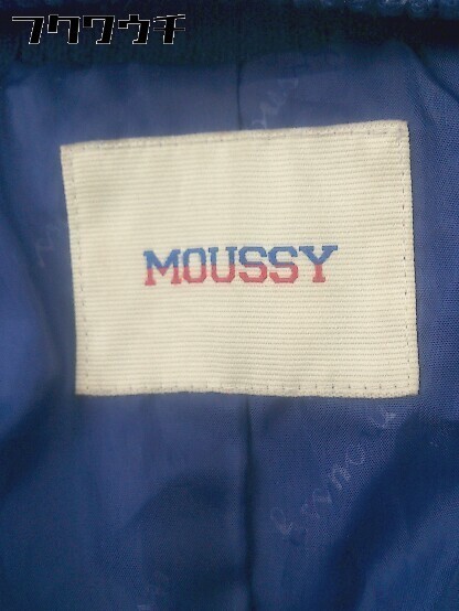 ■ MOUSSY マウジー ジップアップ ダウン ジャケット サイズ2 パープル系 レディース 【中古】