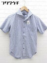 ◇ ABAHOUSE アバハウス 半袖 シャツ サイズ1 ブルー メンズ 【中古】