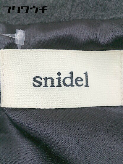 ◇ snidel スナイデル 長袖 コート サイズ1 グレー レディース 【中古】