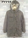 ◇ ◎ Abahouse?Devinette アバハウス ラビットファー ライナー付き 長袖 コート サイズ1 グレー系 レディース 【中古】