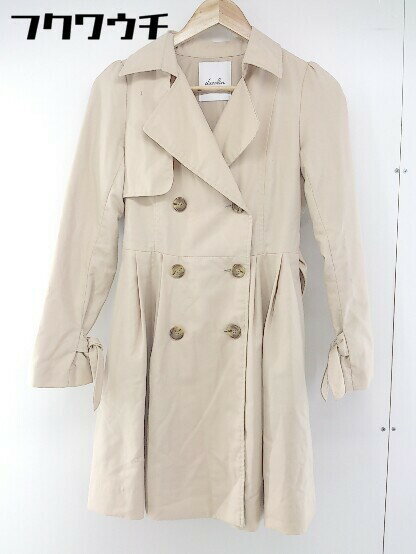◇ ◎ dazzlin ダズリン ウエストベルト タグ付き トレンチ コート サイズS ベージュ レディース 【中古】
