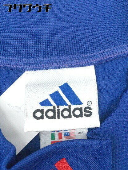 ◇ adidas アディダス エキップメント 刺繍 長袖 トレーナー サイズM ネイビー レッド メンズ 【中古】