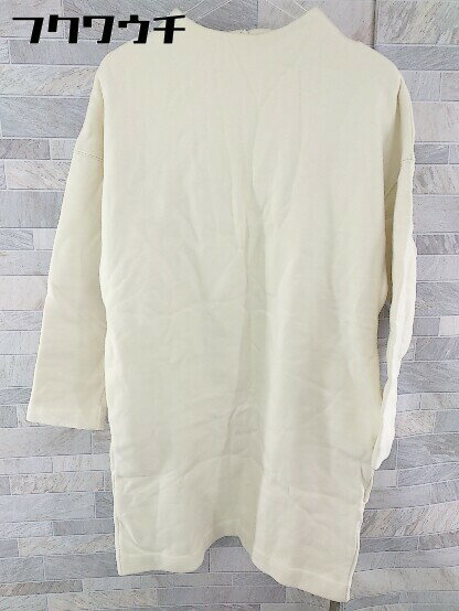 ◇ PEACH JOHN ピーチジョン 裏起毛 長袖 ミニ トレーナー ワンピース サイズS/M アイボリー レディース 【中古】
