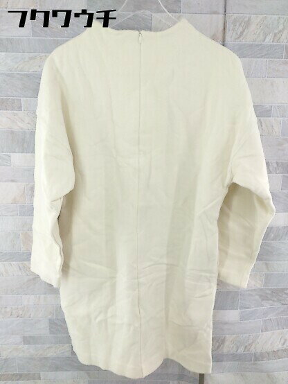 ◇ PEACH JOHN ピーチジョン 裏起毛 長袖 ミニ トレーナー ワンピース サイズS/M アイボリー レディース 【中古】