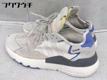 ◇ adidas アディダス F34124 NITE JOGGER ナイトジョガー スニーカー シューズ サイズ24.5cm グレー系 レディース 【中古】