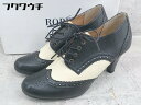 ◇ ◎ ROPE ロペ ショート ブーツ サイズ36 ブラック アイボリー レディース 【中古】