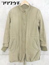 ◇ ◎ E hyphen world gallery イーハイフン ワールド ギャラリー ライナー付き 長袖 コート サイズF カーキ系 レディース 【中古】