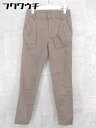 ◇ ◎ Spick & Span スピック&スパン ストレッチ パンツ サイズ34 ブラウン レディース 【中古】