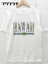 ◇ ANVIL アンビル 半袖 プリント Tシャツ カットソー サイズM オフホワイト メンズ 【中古】