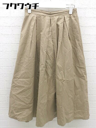 ◇ merlot メルロー ウエストゴム ロング ギャザー スカート ベージュ レディース 【中古】 ◇ merlot メルロー ウエストゴム ロング ギャザー スカート ベージュ レディース 【中古】