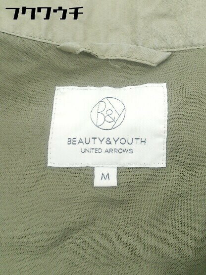 ◇ BEAUTY & YOUTH UNITED ARROWS ジップアップ ジャケット ブルゾン サイズM カーキ レディース 【中古】