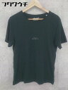 ◇ Saturdays NYC サタデーズ ニューヨークシティ 半袖 Tシャツ カットソー サイズS ブラック メンズ 【中古】
