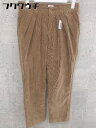 ◇ Spick and Span スピック&スパン NOBLE ノーブル コーデュロイ パンツ サイズ36 ブラウン レディース 【中古】