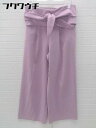 ◇ ◎ ADAM ET ROPE アダムエロペ リボン付き パンツ サイズ36 パープル系 レディース 【中古】