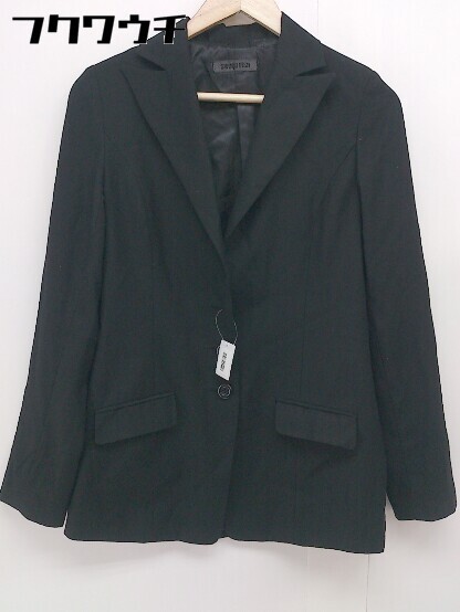 ◇ Sword Fish ソードフィッシュ シングル 2B 長袖 テーラードジャケット サイズM ブラック レディース 【中古】