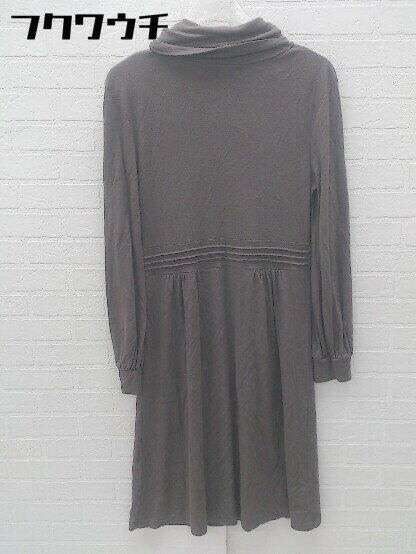◇ Reflect リフレクト タートルネック 長袖 膝丈 ワンピース サイズ9 グレー系 レディース 【中古】