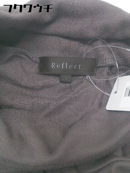◇ Reflect リフレクト タートルネック 長袖 膝丈 ワンピース サイズ9 グレー系 レディース 【中古】