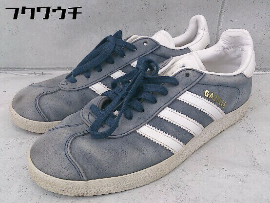 ◇ adidas アディダス BB5478 GAZELLE ガゼル スニーカー シューズ サイズ23.5 ネイビー レディース 【中古】