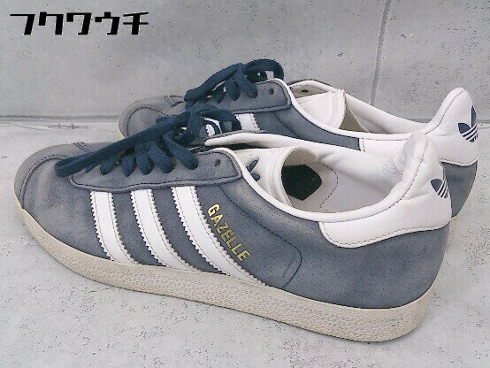 ◇ adidas アディダス BB5478 GAZELLE ガゼル スニーカー シューズ サイズ23.5 ネイビー レディース 【中古】