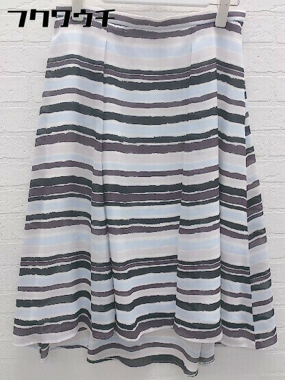 ◇ LAUTREAMONT ロートレアモン 膝下丈 フレア スカート サイズ38 マルチ レディース 【中古】