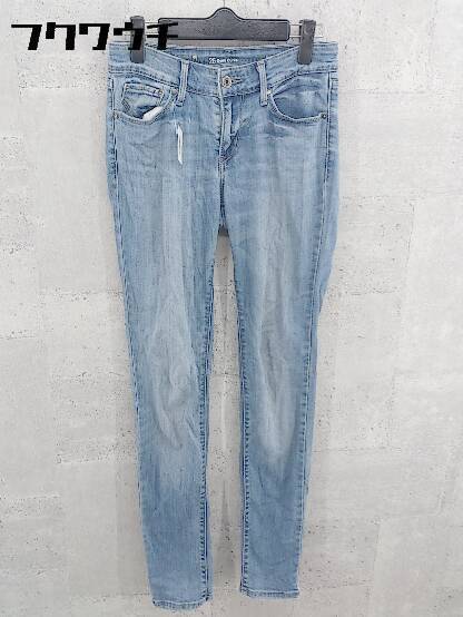 ◇ Levi's リーバイス デニム調 パンツ サイズW26 L32 ブルー レディース 【中古】管理番号100280044387120200603ベースW114/大付属品無ヒップ部分に破れあり。素材画像参照色ブルーサイズサイズW26 L32梱包サイズ1宅急便運賃一覧表はこちらをクリック採寸サイズ股上：20cm　股下：76.5cm　ウエスト：33cm　もも幅：24cm　裾幅：13cmサイズガイドはこちらをクリックコンディションレベルDコンディション詳細はこちらをクリックコンディション詳細商品状態、状態の目安につきまして、あくまでも弊社基準による目安となっております。リユース品の特性上、大小様々なダメージが発生しており、全ての商品の全てのダメージ詳細を記載する事が難しい為、目安として記載をさせていただいております。二次流通品のご理解、ご納得を頂いた上、ご購入をお願い致します。