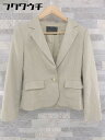 ◇ green label relaxing UNITED ARROWS 1B 長袖 テーラード ジャケット サイズ38 ベージュ レディース 【中古】(4)