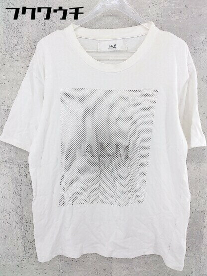 ◇ AKM エーケーエム 半袖 Tシャツ サイズM ホワイト&ブラック メンズ 【中古】