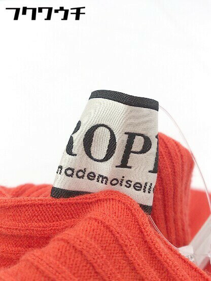 ◇ ROPE' ロペ リブ Vネック 長袖 カットソー サイズ38 レッド系 レディース 【中古】