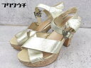 ◇ FREAK'S STORE フリークスストア サンダル (22cm相当) ゴールド レディース 【中古】