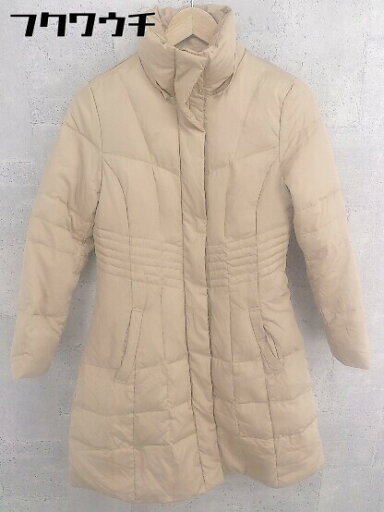 ■ RUIRUE BOUTIQUE ルイルエブティック 長袖 ダウン ジャケット サイズS ベージュ系 レディース 【中古】 ■ RUIRUE BOUTIQUE ルイルエブティック 長袖 ダウン ジャケット サイズS ベージュ系 レディース 【中古】