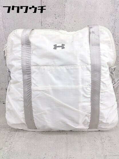 ◇ UNDER ARMOUR アンダーアーマー ハンド ショルダー バッグ アイボリー グレー メンズ 【中古】