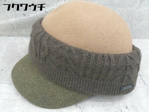 ◇ ●美品● ◎ FITH フィス タグ付き キッズ 子供用 ハット 帽子 ブラウン サイズSS レディース 【中古】 ◇ ●美品● ◎ FITH フィス タグ付き キッズ 子供用 ハット 帽子 ブラウン サイズSS レディース 【中古】