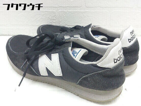 ◇ New Balance ニューバランス U220BK スニーカー シューズ サイズ27 ブラック メンズ 【中古】