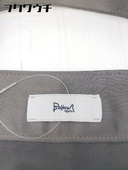 ◇ BONUM ボナム サロペット オーバーオール サイズF グレー レディース 【中古】