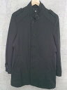 ■ SUIT SELECT スーツセレクト 長袖 中綿 コート サイズM ブラック メンズ 【中古】
