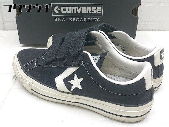 ◇ ◎ CONVERSE SKATEBOARDING 1CL604 PRORIDE SK V-3 スニーカー シューズ サイズ24.5 ブラック レディース 【中古】