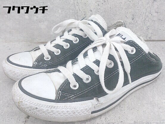 ◇ CONVERSE All Star Unisex Shoes Sneakers 1J798 スニーカー シューズ 24 ブラック ホワイト # 1002800191963 【中古】