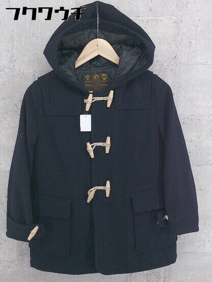 ■ RHRB アールエイチアールビー 長袖 ダッフル コート サイズ1 ネイビー系 レディース 【中古】