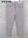 ◇ antiqua patterntorso アンティカ パターントルソ コットン パンツ サイズM グレー レディース 【中古】