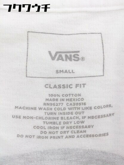 ◇ VANS ヴァンズ 長袖 Tシャツ カットソー サイズS ホワイト メンズ 【中古】