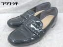◇ Odette e Odile オデット エ オディール UNITED ARROWS ローファー シューズ サイズ23 ブラック レディース 【中古】