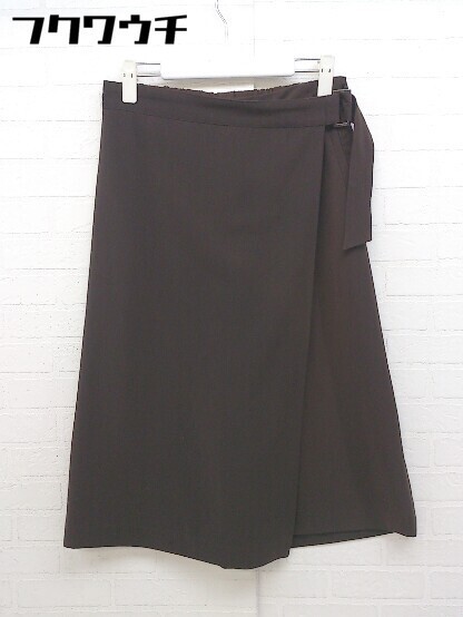 ◇ COMME CA MODELS コムサモデルズ ウエストゴム ラップ風 パンツ サイズ9 ブラウン レディース 【中古】