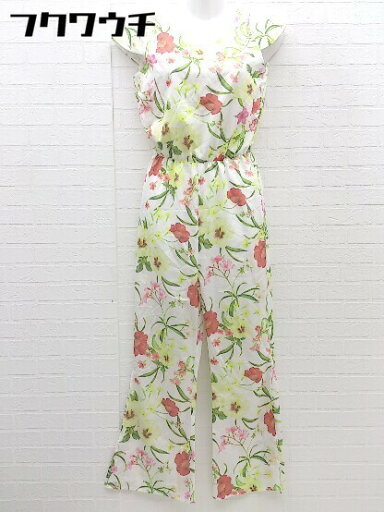 ◇ MICOAMERI ミコアメリ 花柄 半袖 オールインワン サイズF マルチ レディース 【中古】 ◇ MICOAMERI ミコアメリ 花柄 半袖 オールインワン サイズF マルチ レディース 【中古】