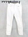 ◇ Spick & Span スピック&スパン デニム ジーンズ パンツ サイズ38 ホワイト レディース 【中古】
