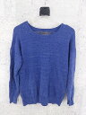 ◇ BANANA REPUBLIC 長袖 ニット ブルー系 レディース ◆ 【中古】|詳細画像